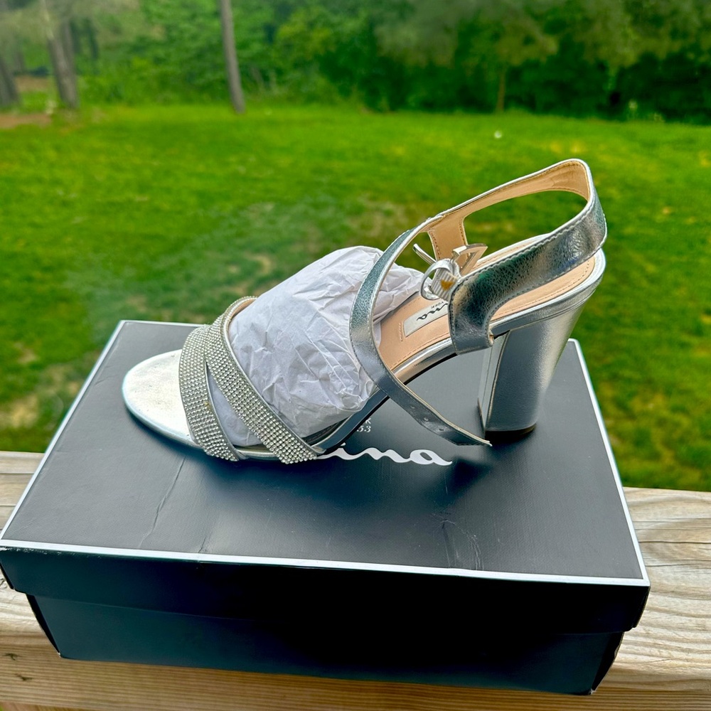 Silver heels